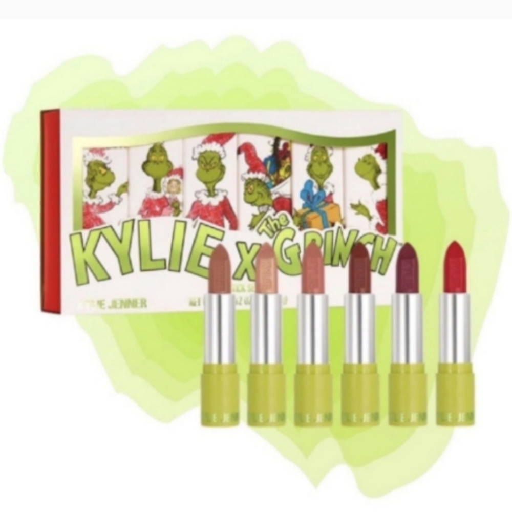 Kylie X Grinch Lipstick Set Rare Soldout